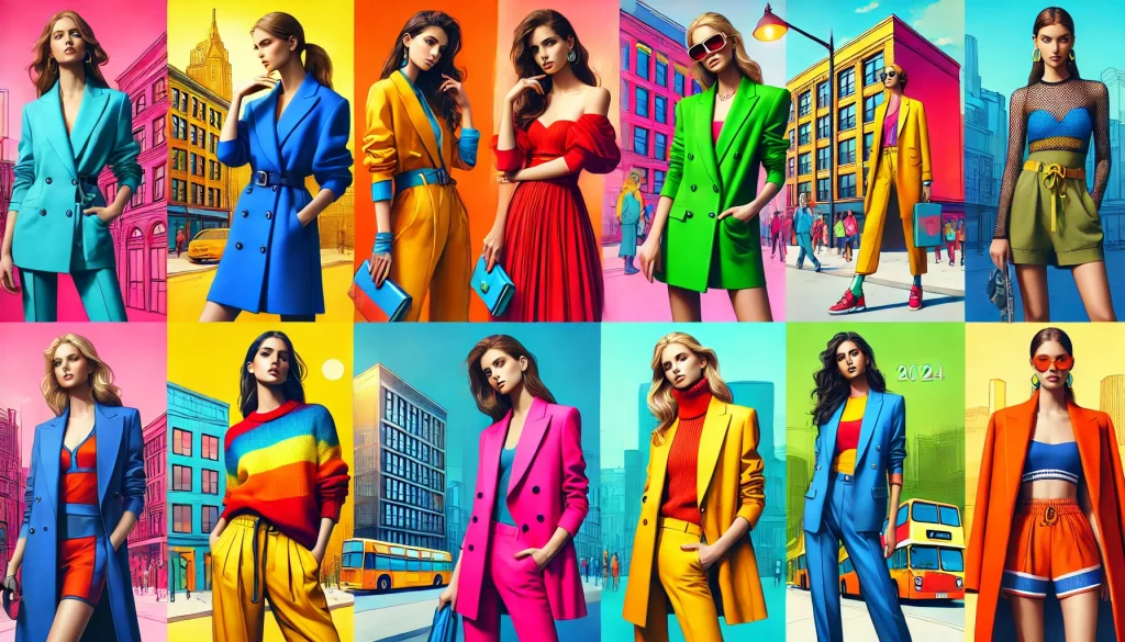 Bold and Bright: The Color Trends Defining 2024 Fashion